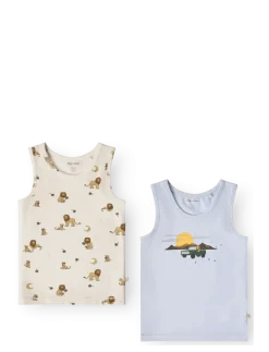 Emil tanktop 2-pack - Ærmeløse