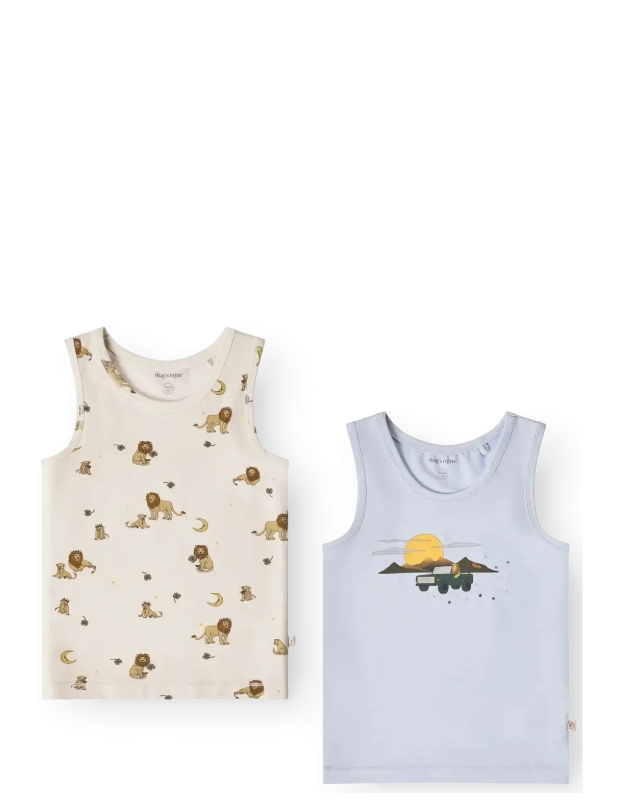 Emil tanktop 2-pack - Ærmeløse