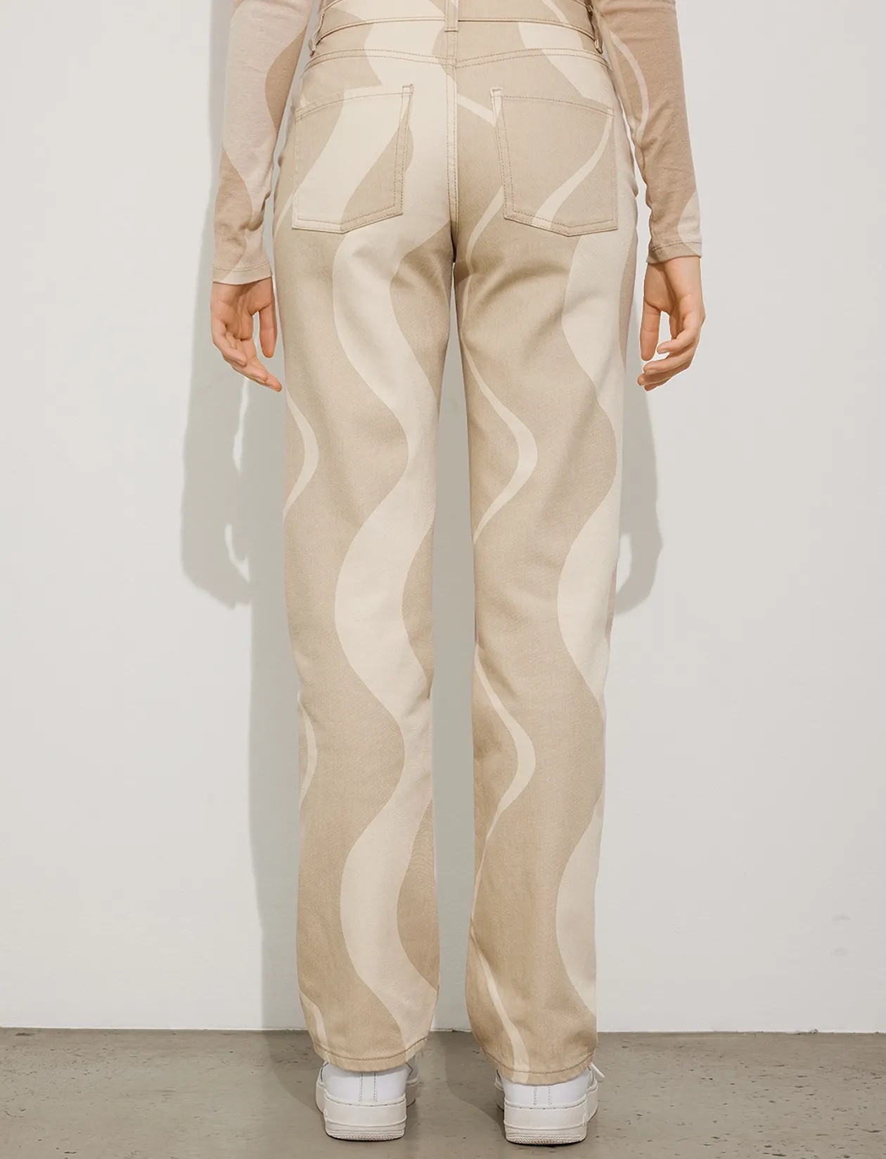 ENBREE STRAIGHT JEANS AOP 6865 - Straight jeans