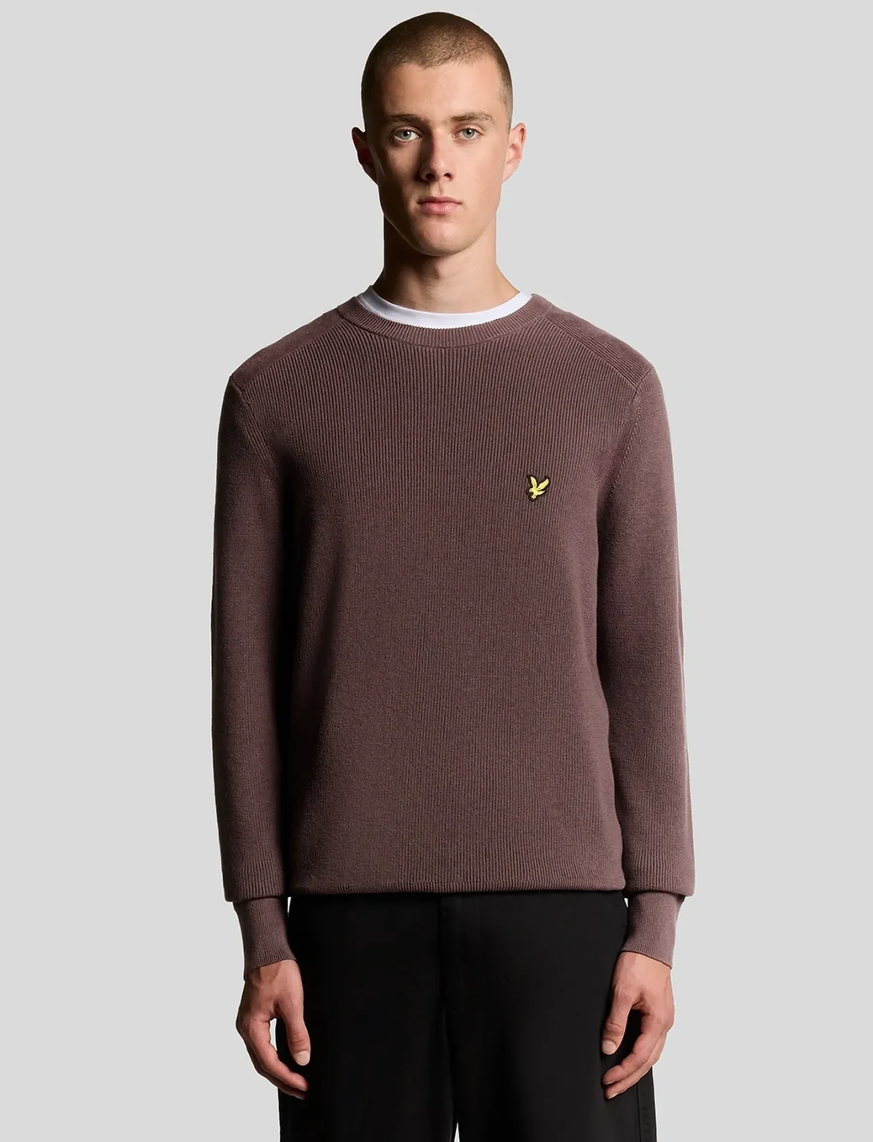 Engineered Rib Crew Neck - Rund hals