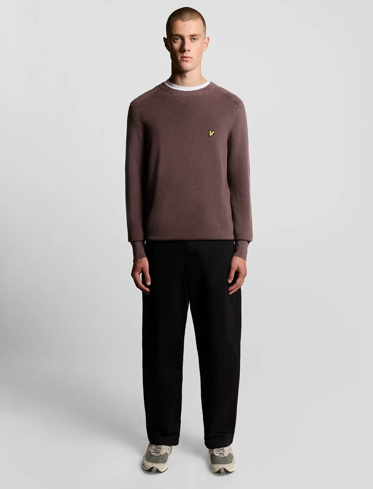 Engineered Rib Crew Neck - Rund hals