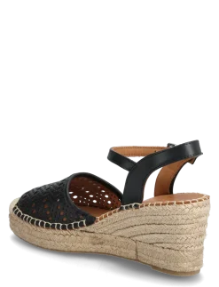 Espadrilles - Kilehæl