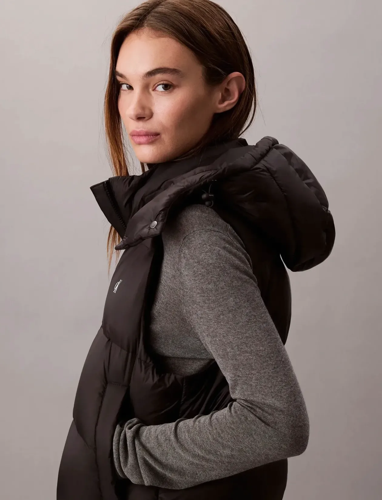 ESSENTIAL MIDWEIGHT PUFFER VEST - Vatterede veste