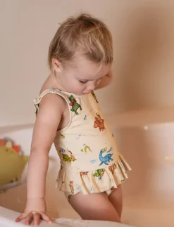 Eva – Badedragt 1-2 år – Dino Beach - Badedragter