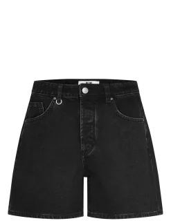 EVA SHORT CONTEMPT BLACK - Denim shorts