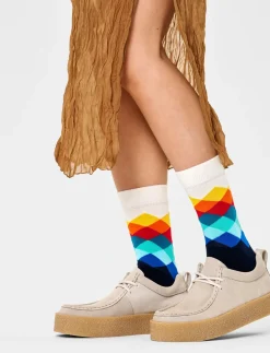 Faded Diamond Sock - Sokker