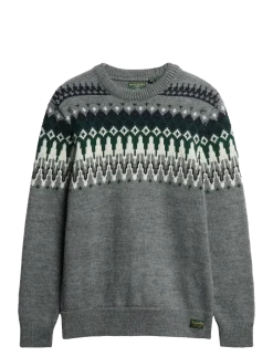 FAIRISLE KNIT CREW JUMPER - Rund hals