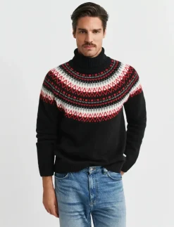 FAIR ISLE TURTLENECK - Rullekraver