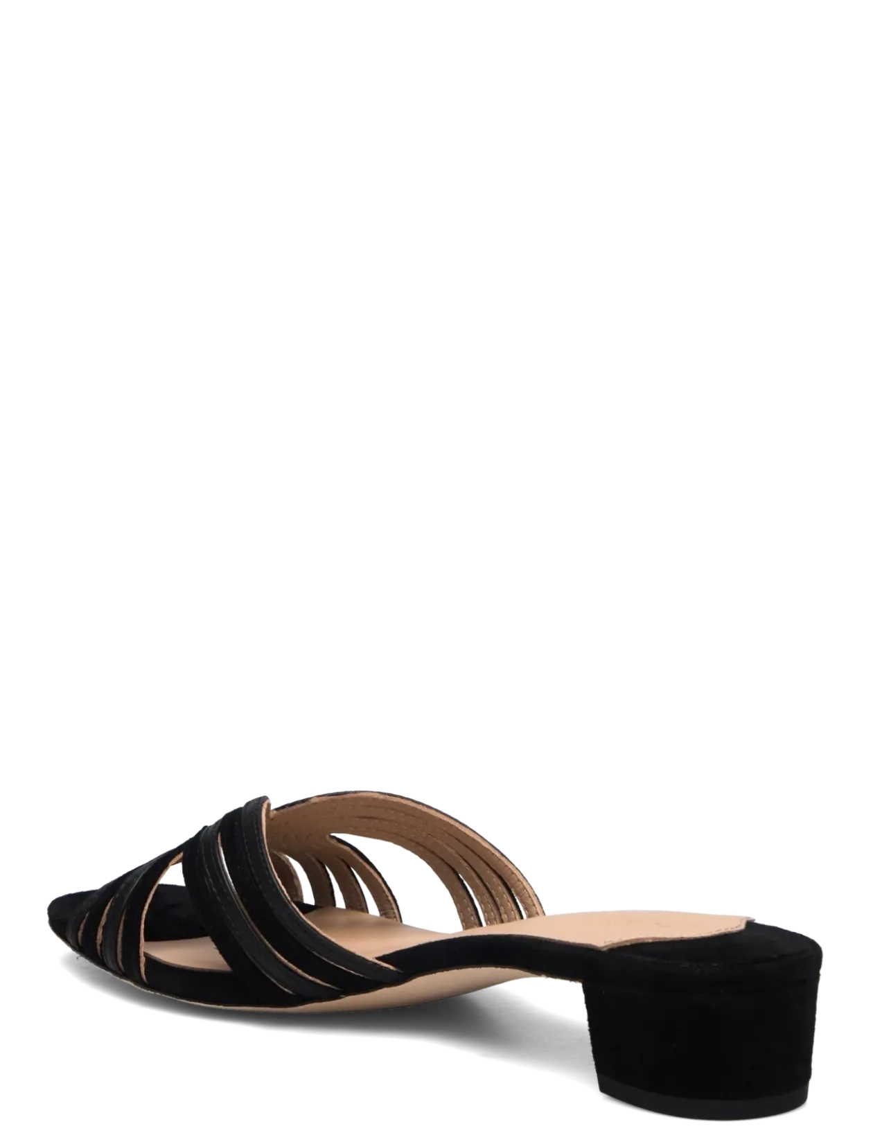 Fay Suede & Leather Multistrap Sandal - Mules med hæle