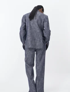 FEODORA BLAZER ROUGH TWILL - Enkeltradede blazere