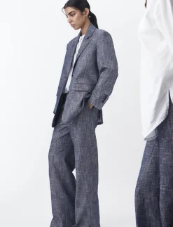 FEODORA BLAZER ROUGH TWILL - Enkeltradede blazere
