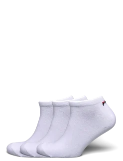 FILA 3pk Invisible Plain Socks - Strømper