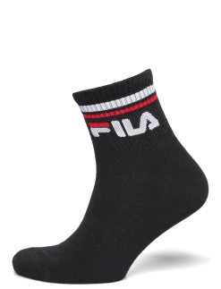 Fila 3pk Quarter Stripe Socks - Strømper