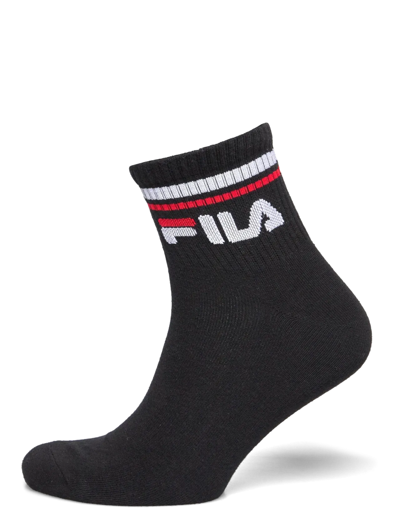 Fila 3pk Quarter Stripe Socks - Strømper