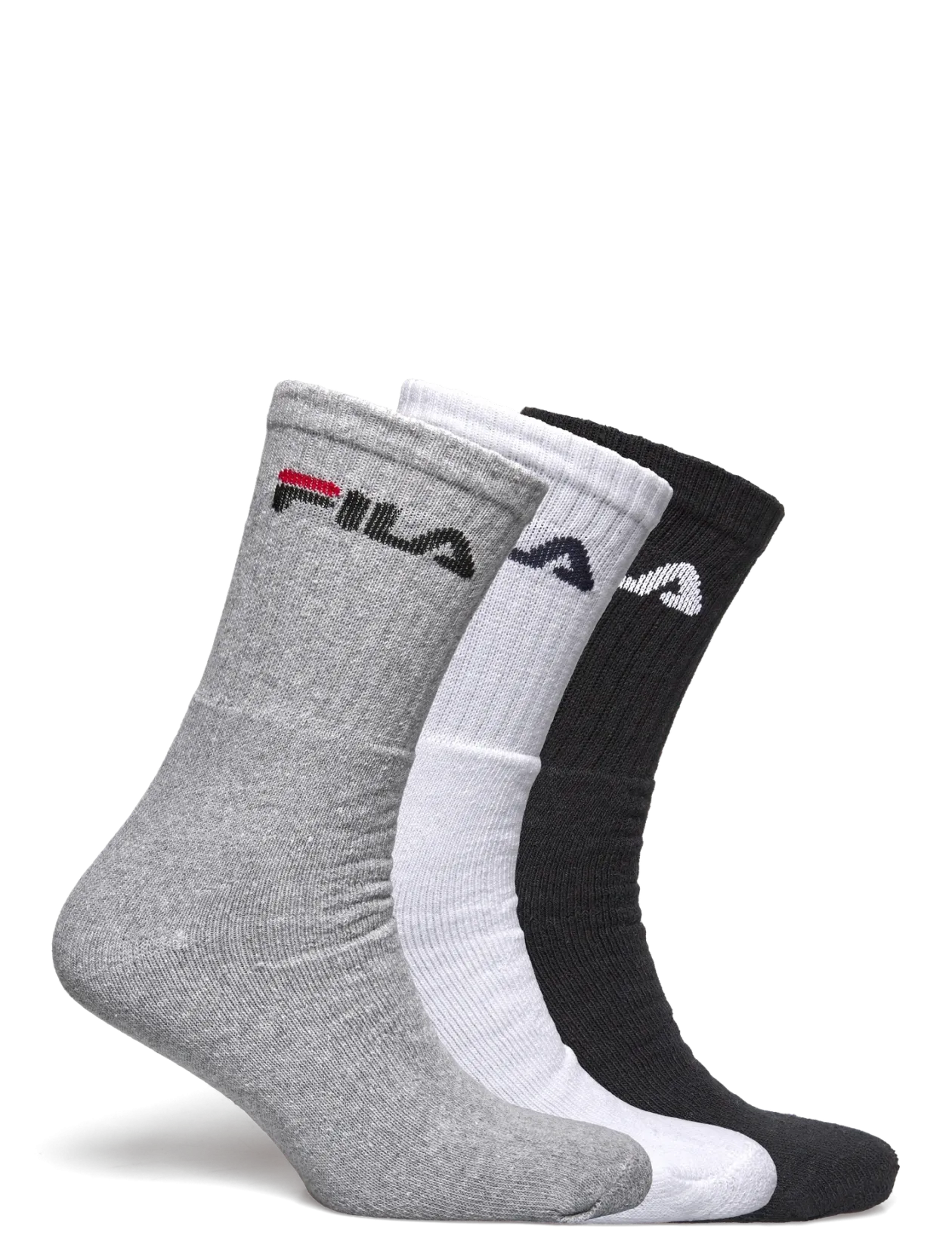 FILA 3pk Tennis Crew Logo Terry Soc - Strømper