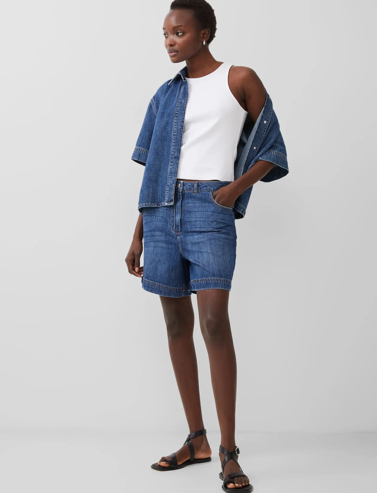 FINLEY DENIM SHORT - Denimshorts