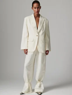 Fiona - Contrast Linen - Enkeltradede blazere