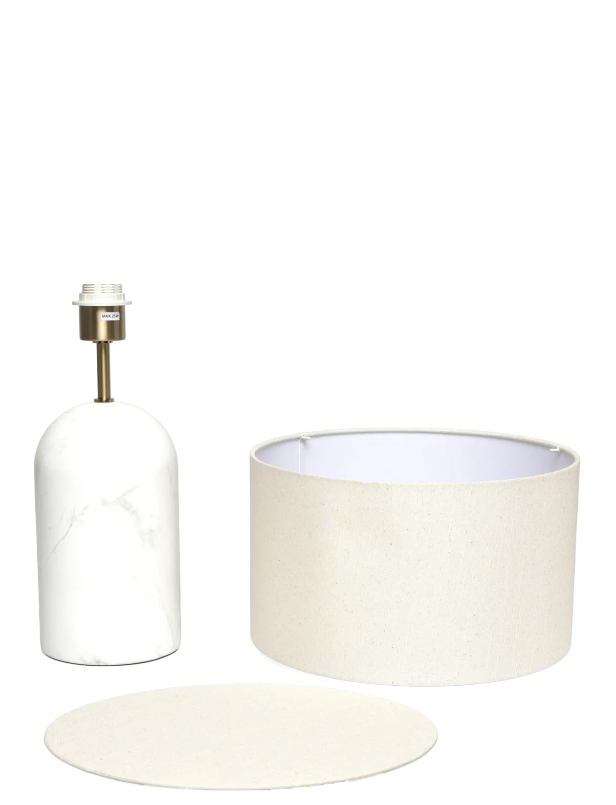 Flair Table lamp white Marble - Bordlamper