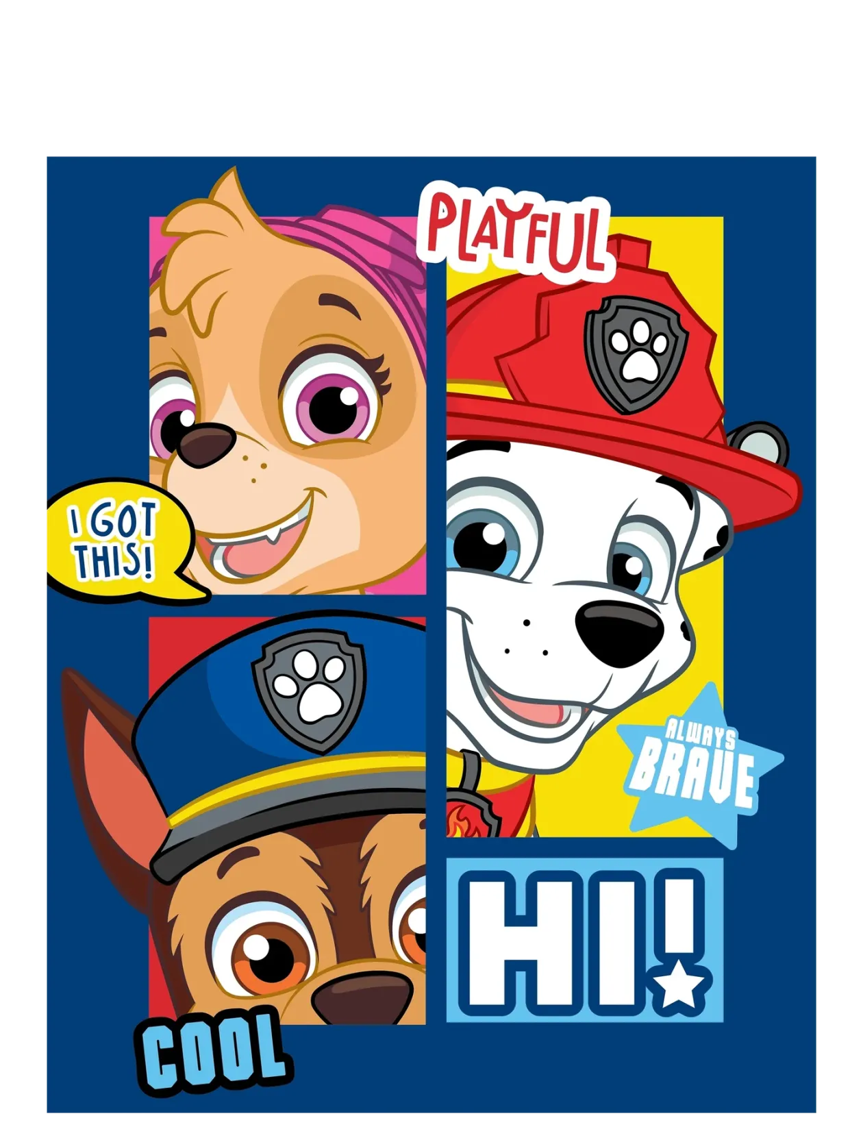 Fleece plaid Paw Patrol PP 1003 C - Tæpper & vattæpper