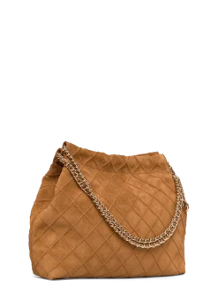 Fleming Suede Hobo Bag - Top handle tasker