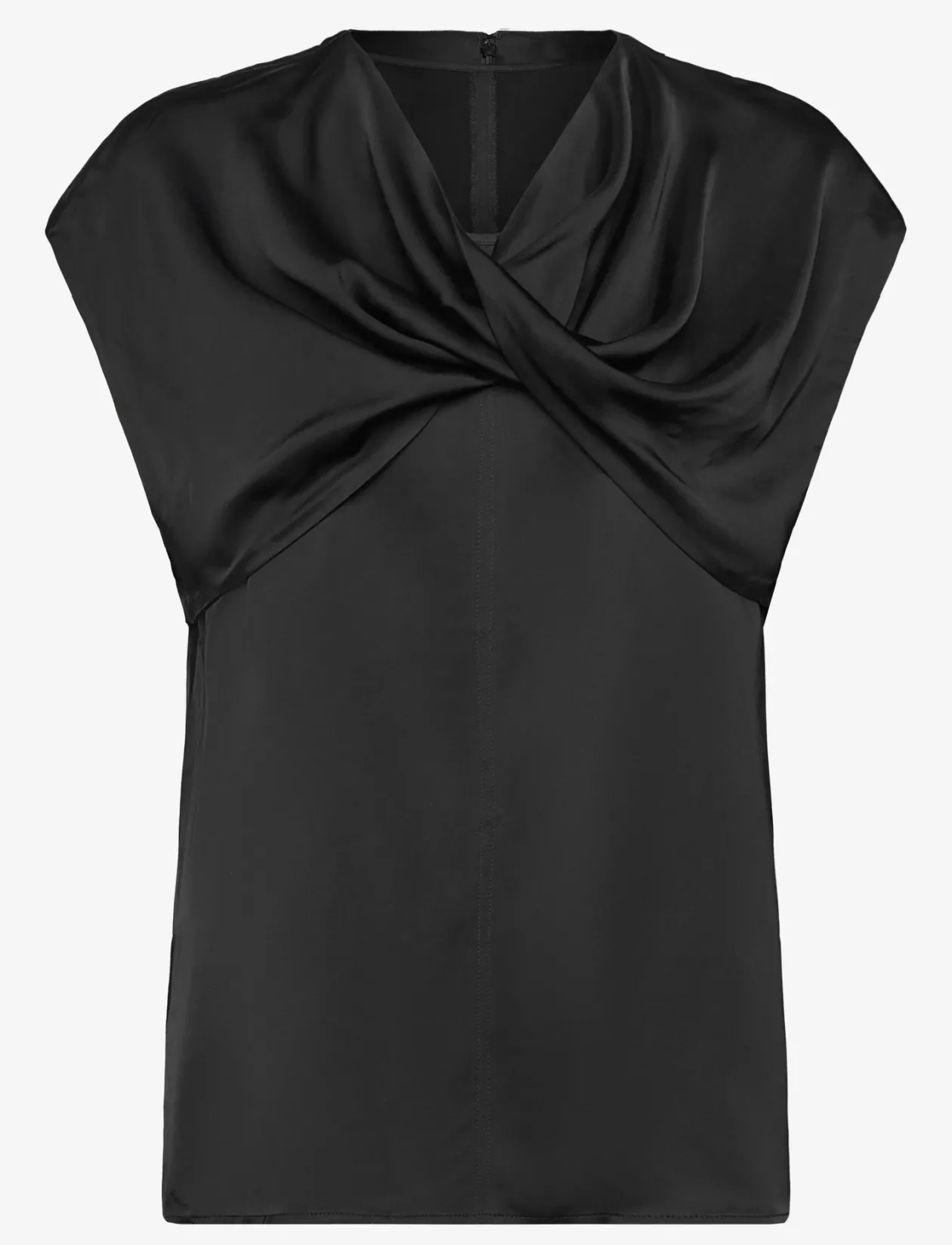 Fleur - Fluid Viscose RD - Kortærmede bluser