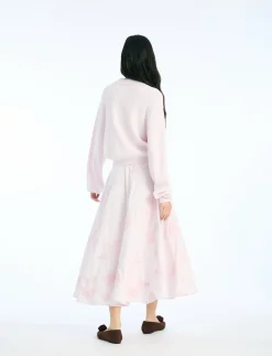 FLOWER MAXI SKIRT - Maxi nederdele
