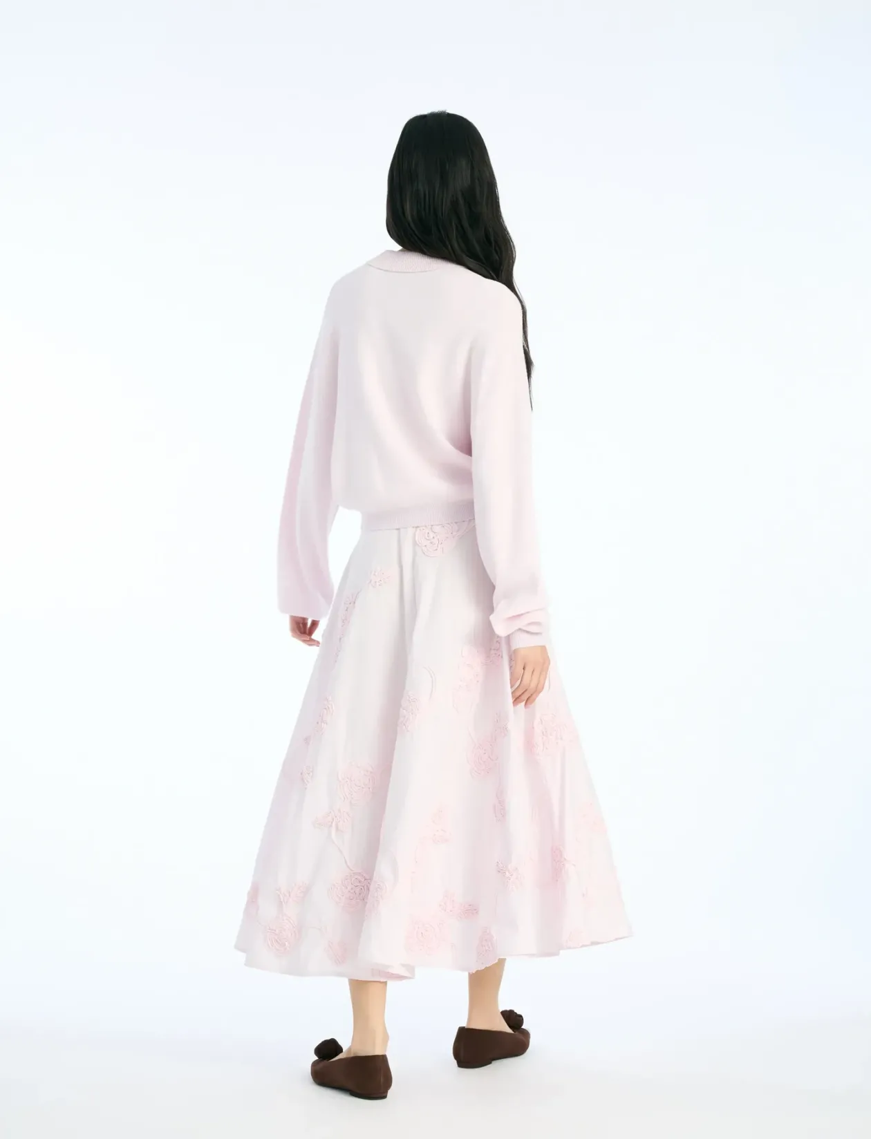 FLOWER MAXI SKIRT - Maxi nederdele