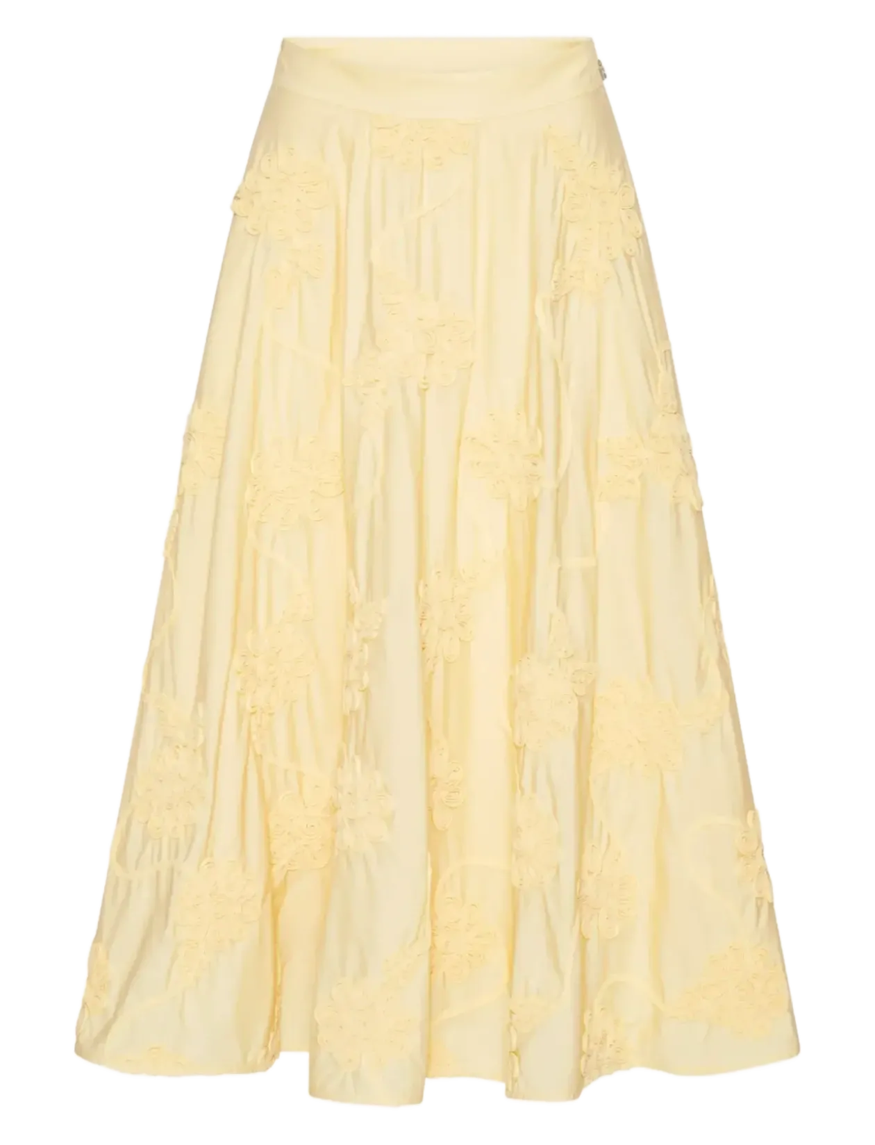 FLOWER MAXI SKIRT - Midinederdele