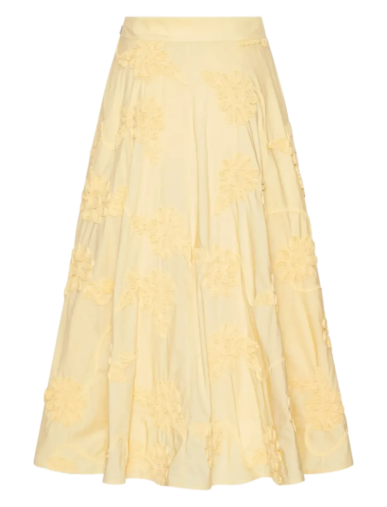 FLOWER MAXI SKIRT - Midinederdele
