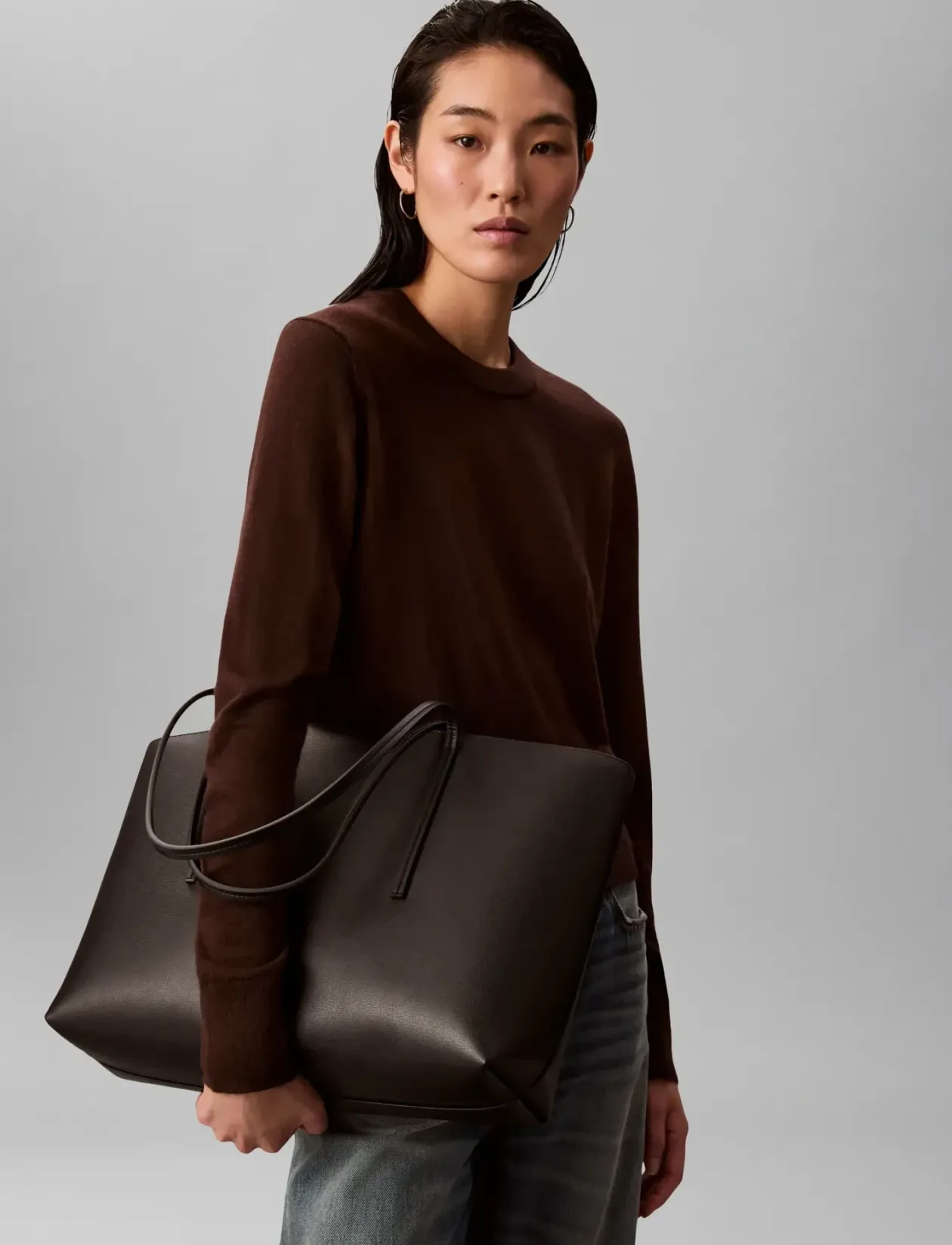 FOIL LOGO TOTE W/POUCH - Shoppere