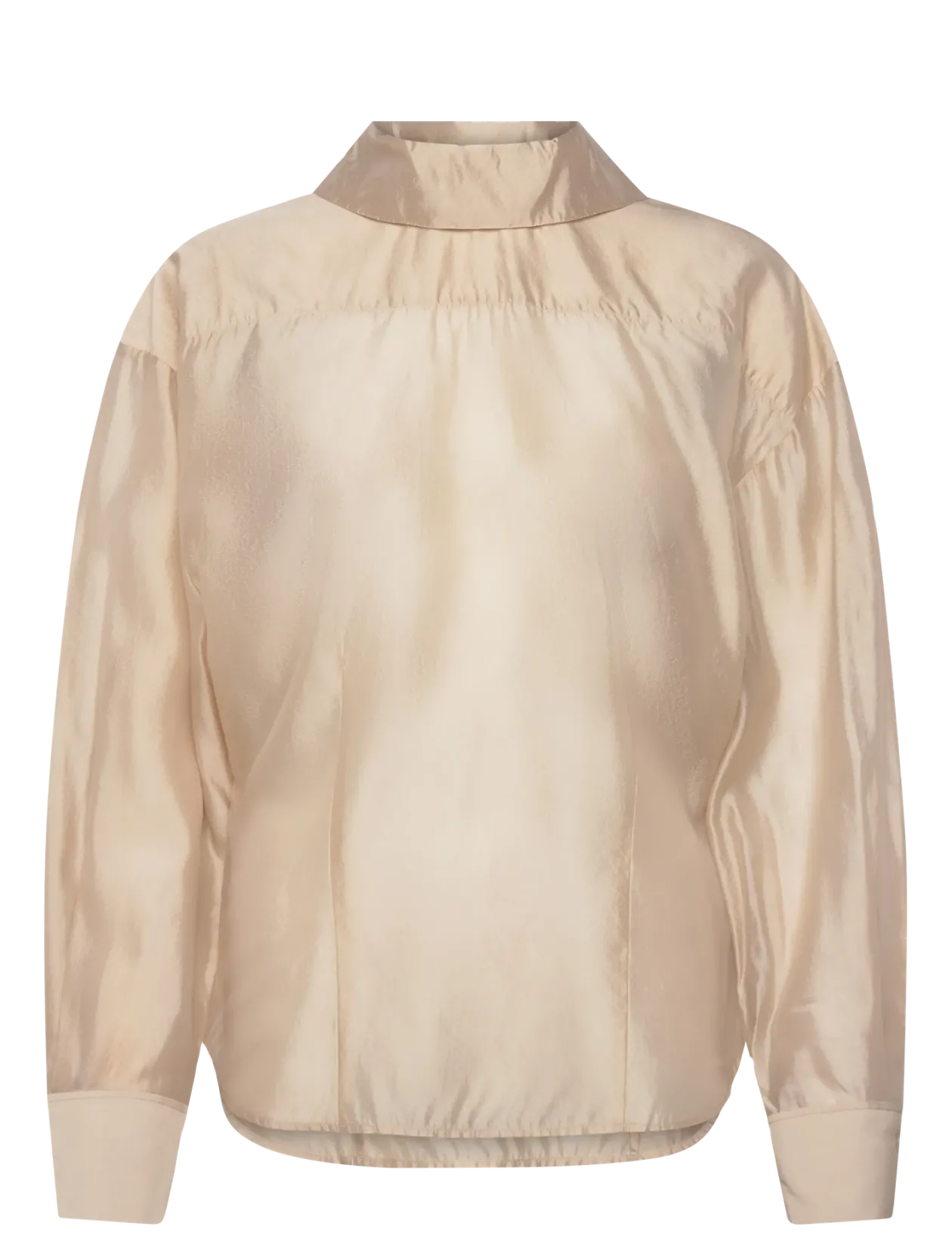 Fold Collar Blouse - Langærmede bluser