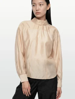 Fold Collar Blouse - Langærmede bluser