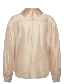 Fold Collar Blouse - Langærmede bluser