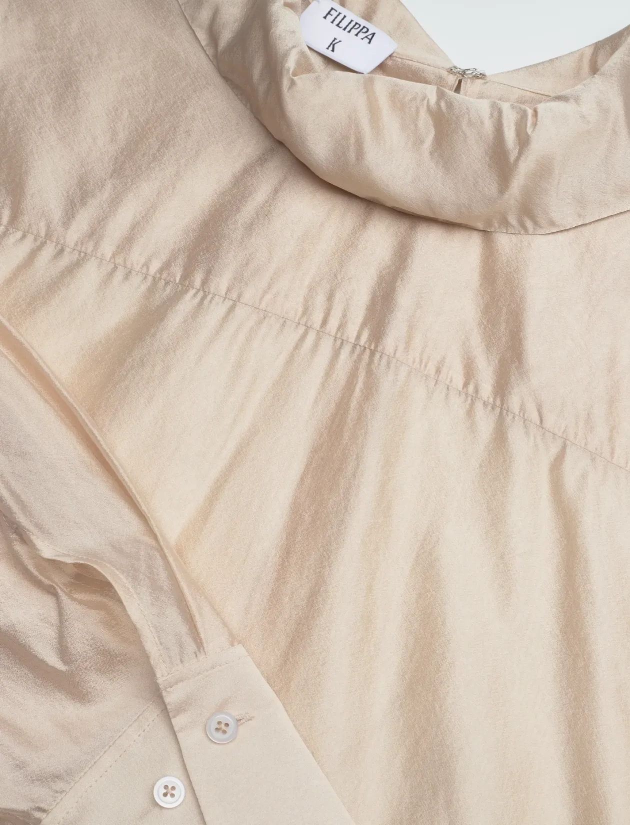 Fold Collar Blouse - Langærmede bluser