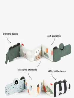 Fold-out soft book Croco Green - Babybøger