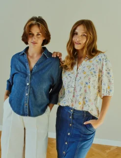 FQALIA-SKIRT - Denimnederdele