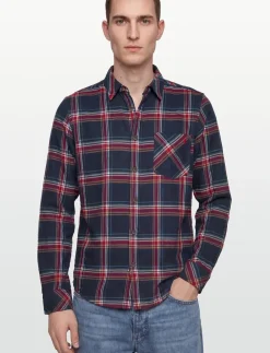 FRANCK REG COT PE MCS M SHIRT - Flannel-skjorter