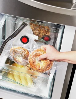 Fresh & Save, Vakuum startpakke Glas Hvid - Vakuumpakkere