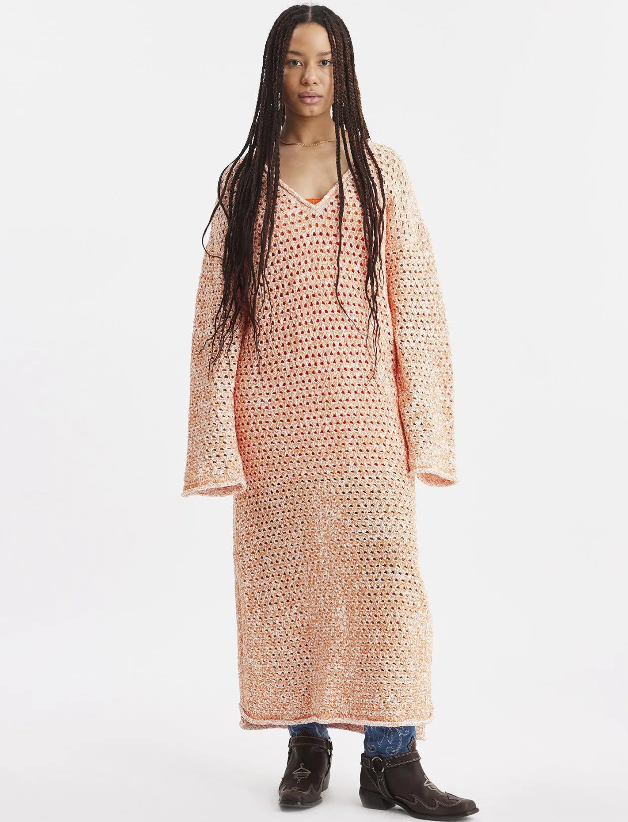 Frida Crochet Dress - Maxikjoler
