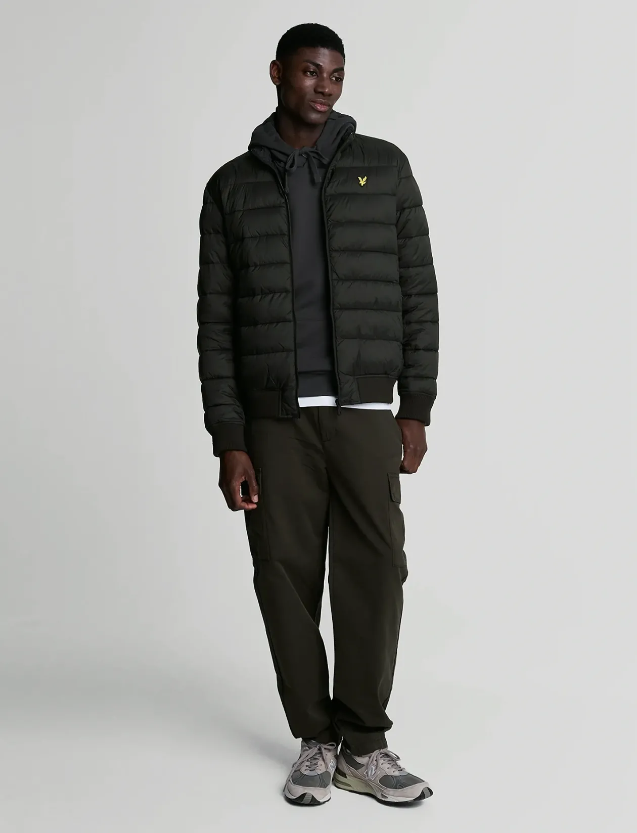 Funnel Neck Wadded Jacket - Forede jakker