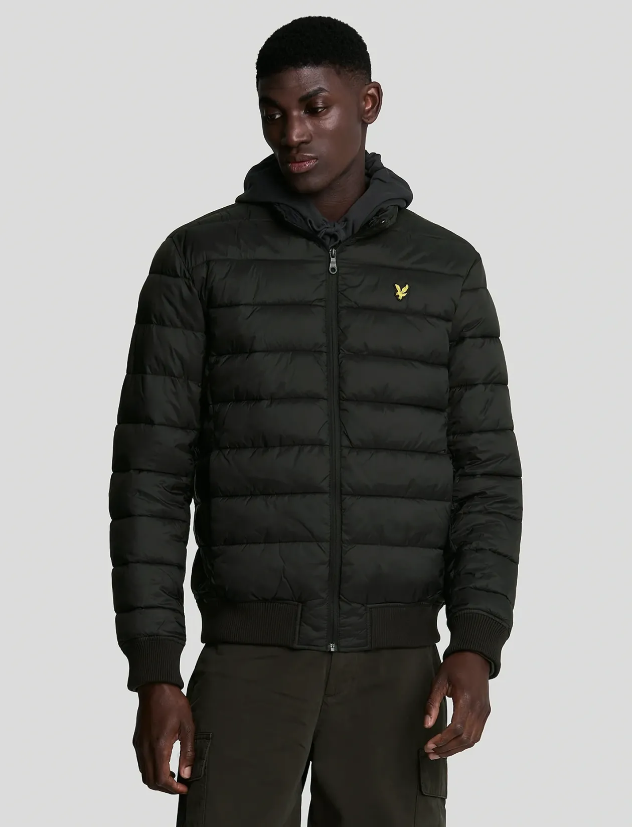 Funnel Neck Wadded Jacket - Forede jakker