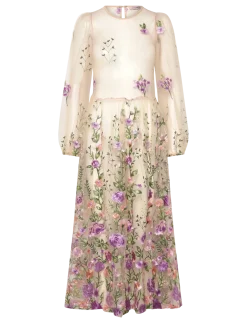 Fuschia dress - Maxikjoler