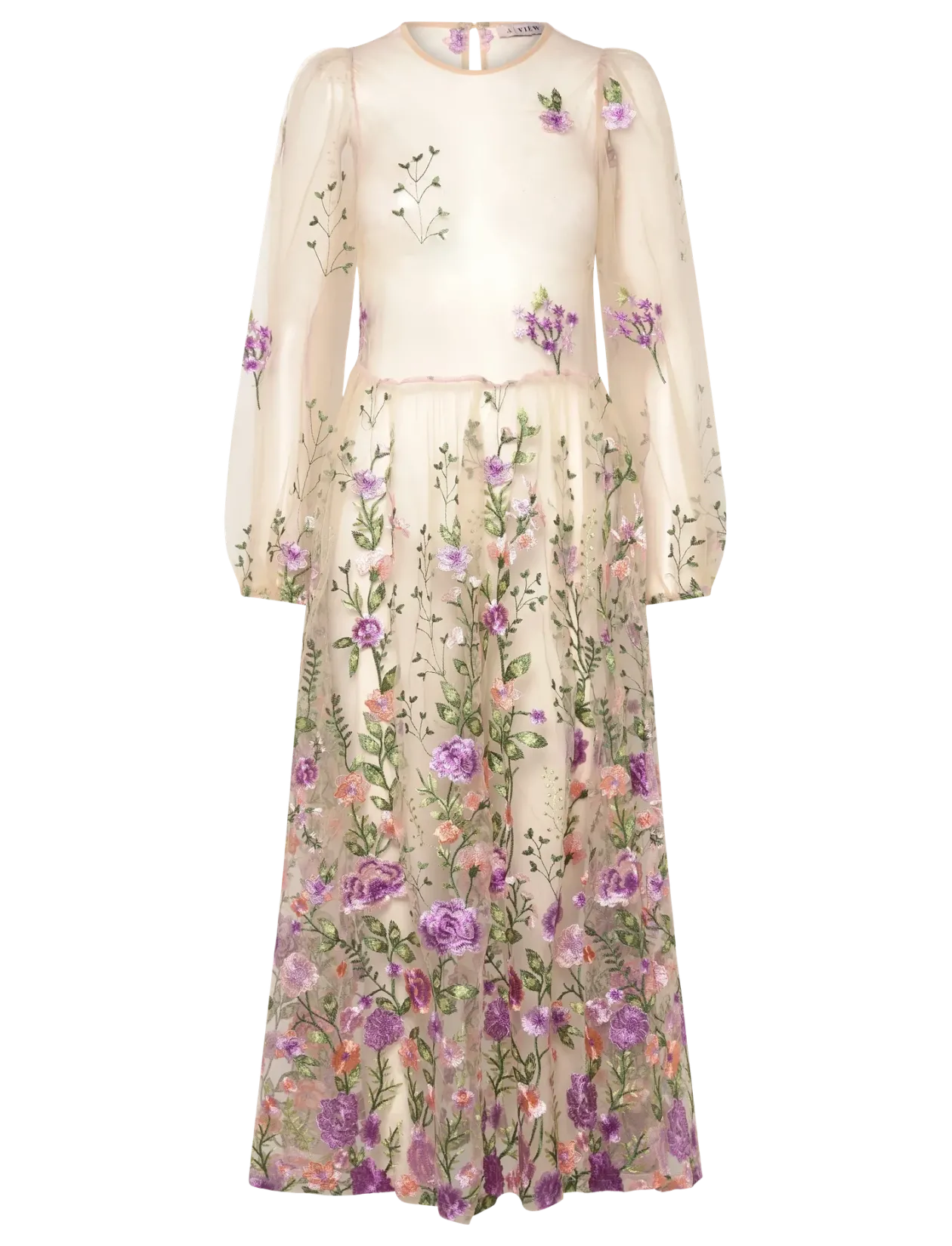 Fuschia dress - Maxikjoler