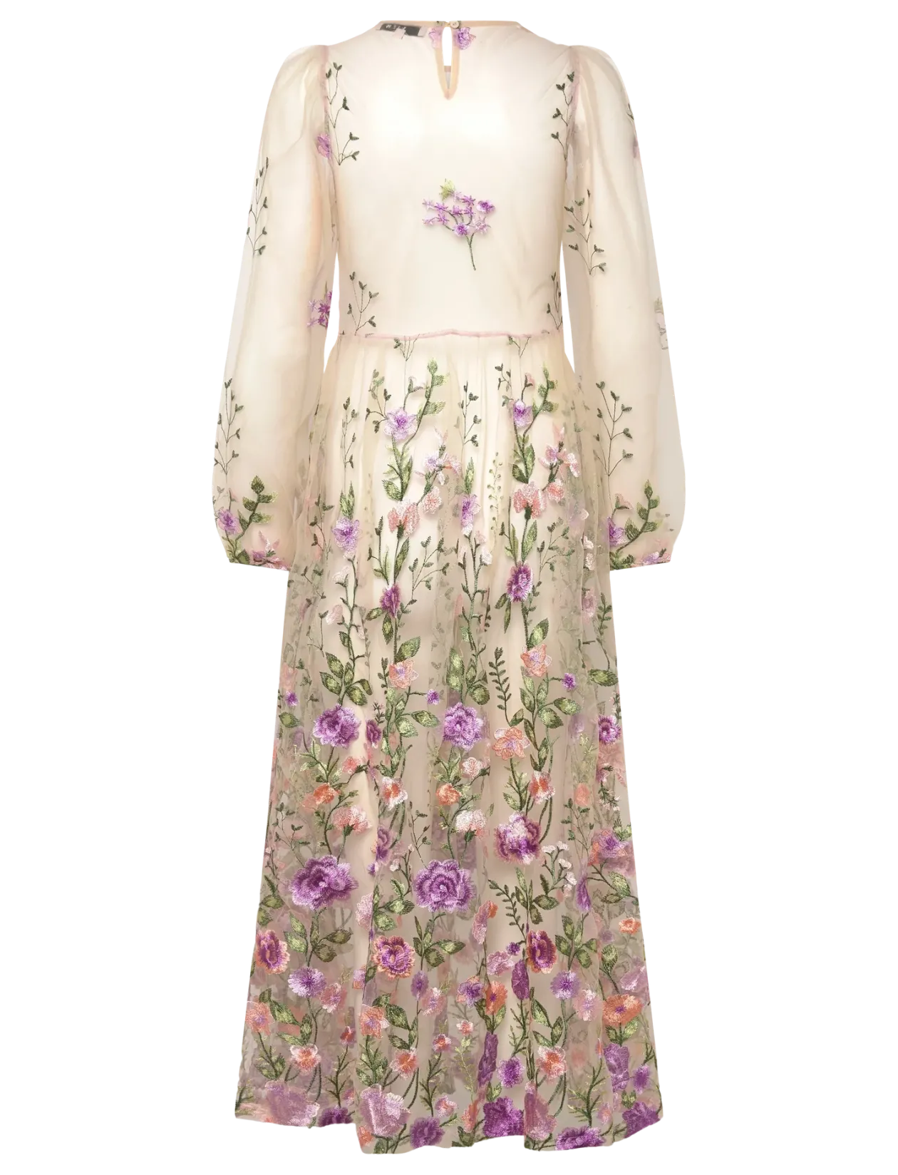 Fuschia dress - Maxikjoler