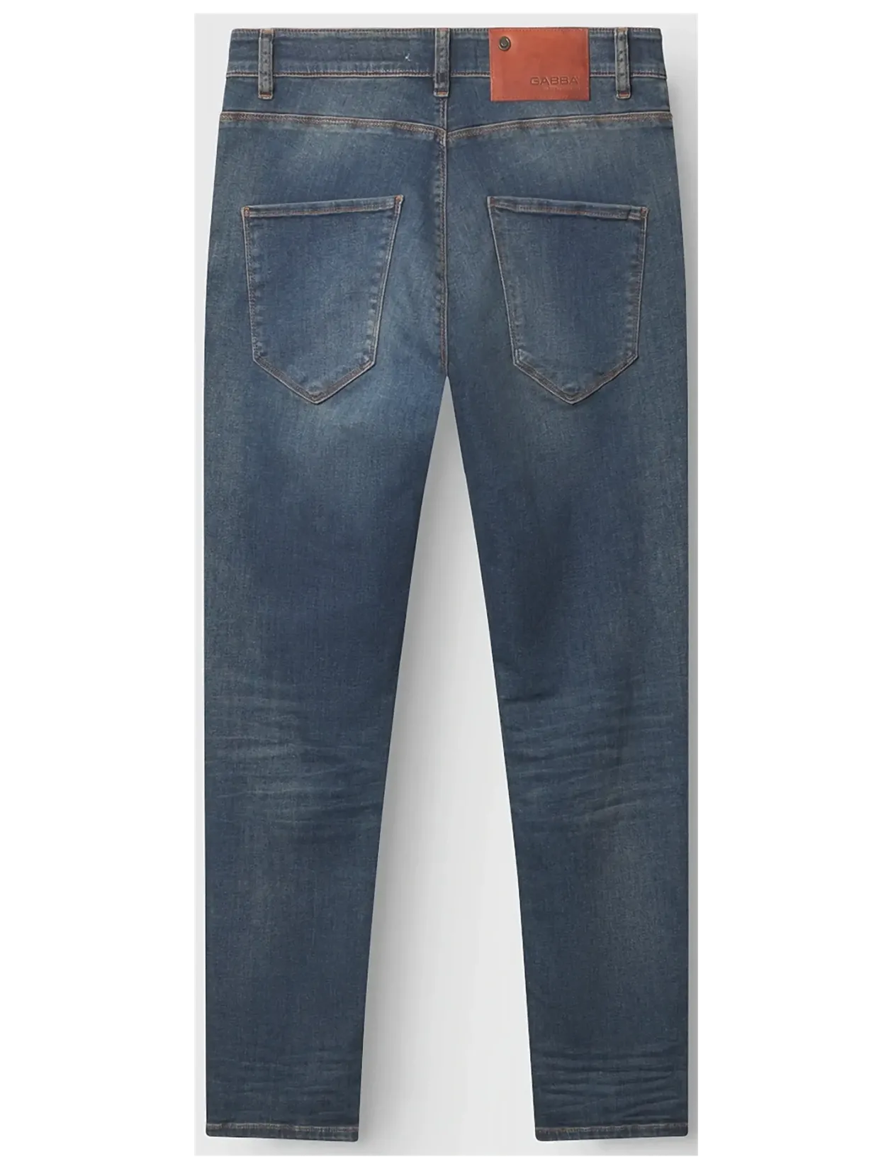 GABrey K3606 Mid Blue Jeans - Slim jeans