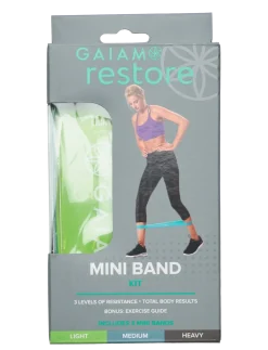 GAIAM RESTORE MINI BAND KIT 3-PACK - Modstandsbånd