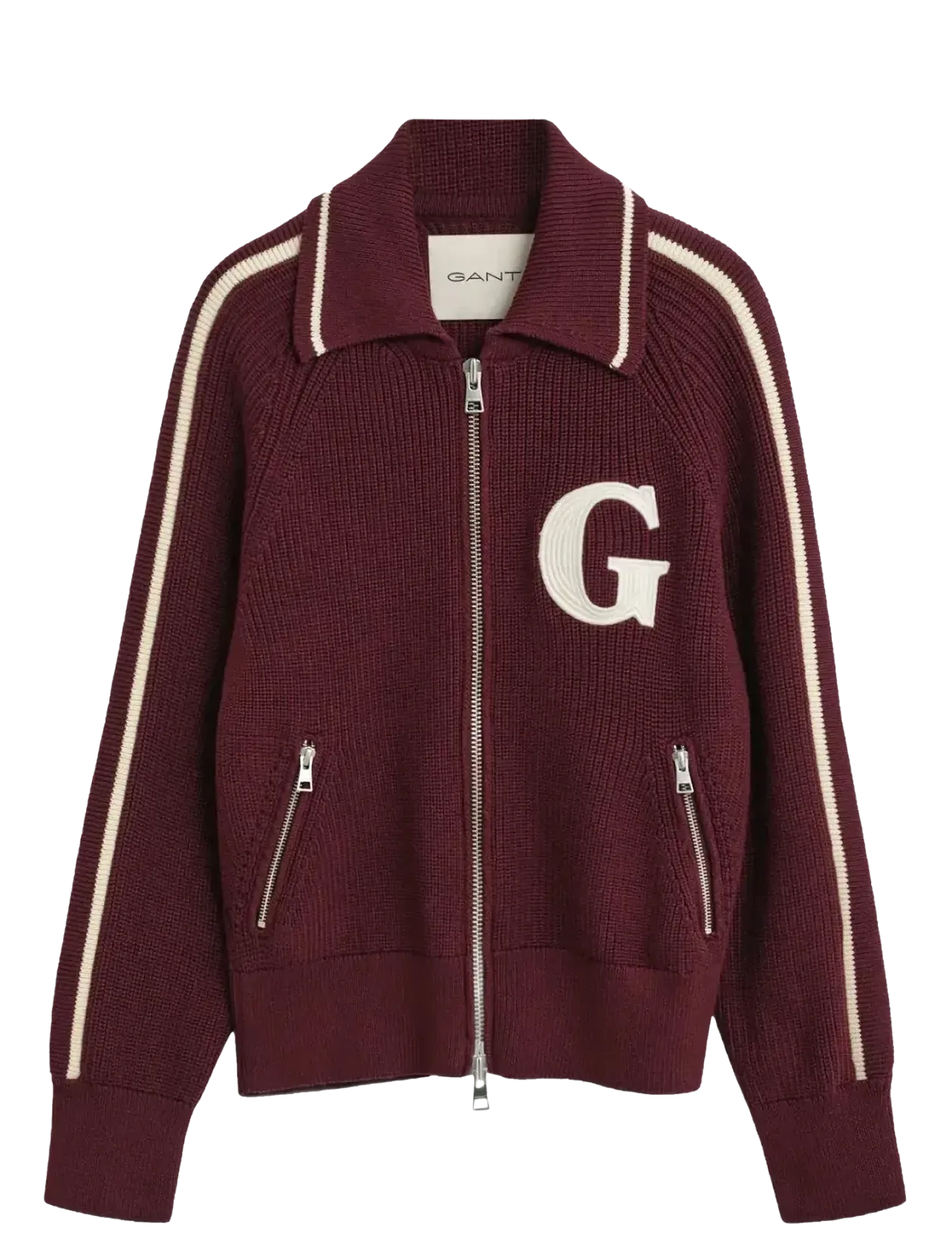 GANT VARSITY ZIP CARDIGAN - Cardigans