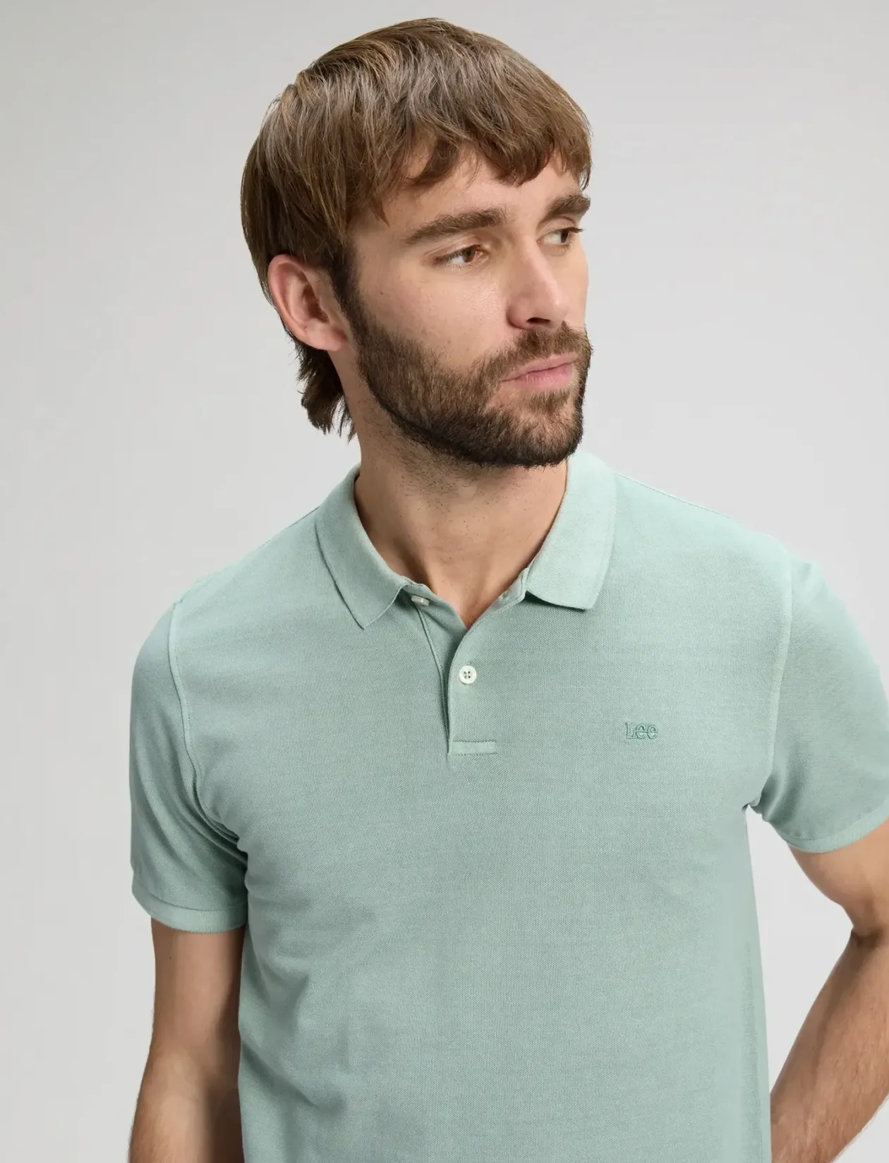 GARMENT DYE POLO - Kortærmede