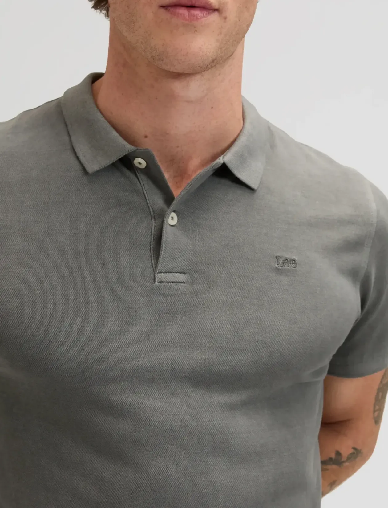 GARMENT DYE POLO - Kortærmede