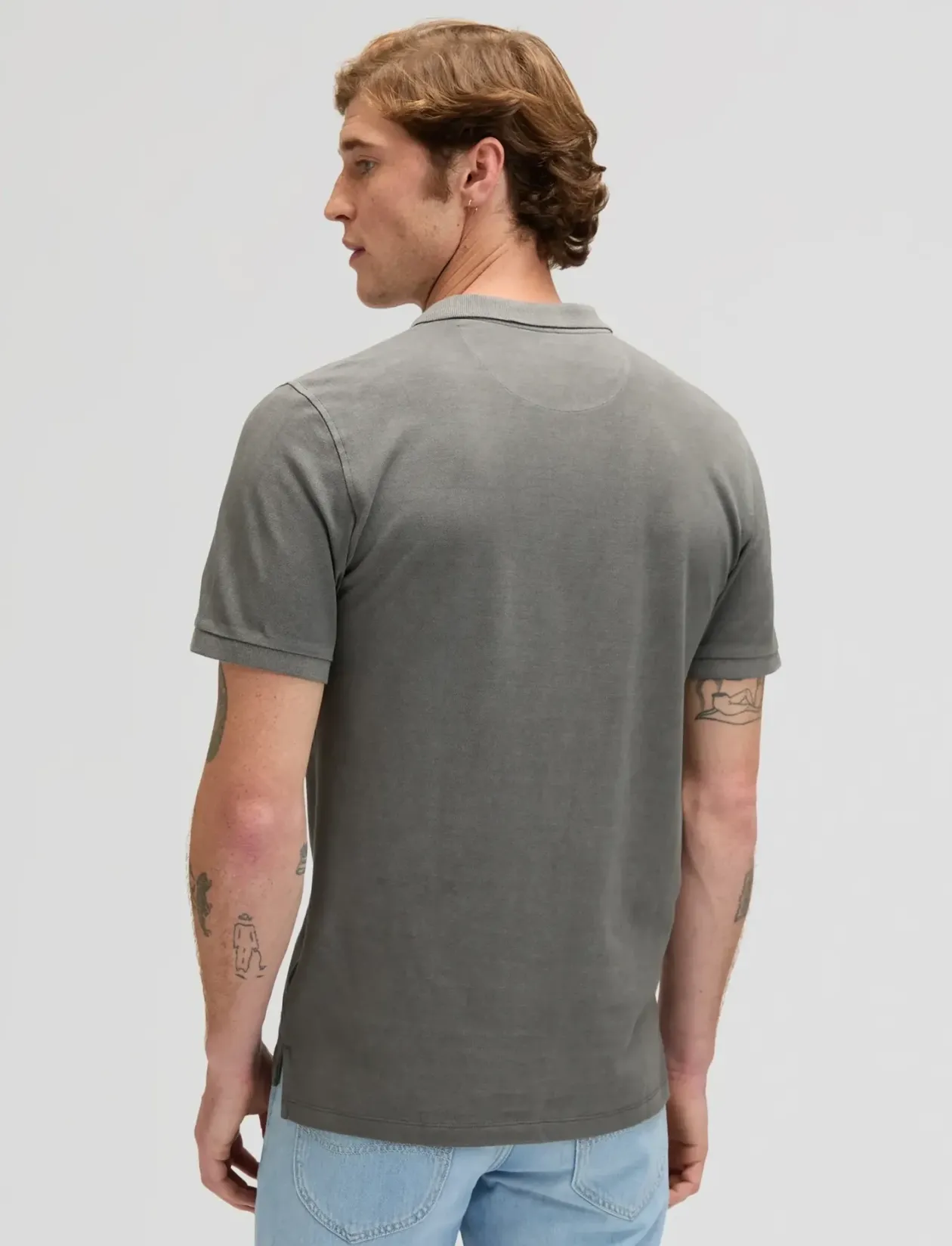 GARMENT DYE POLO - Kortærmede
